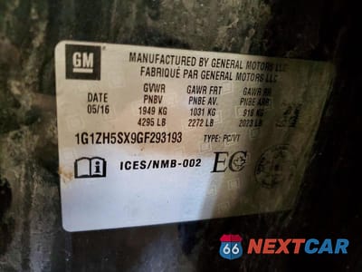 Zdjęcie 12 z 12 samochodu: 2016 CHEVROLET MALIBU PREMIER VIN:1G1ZH5SX9GF293193 - miniatura