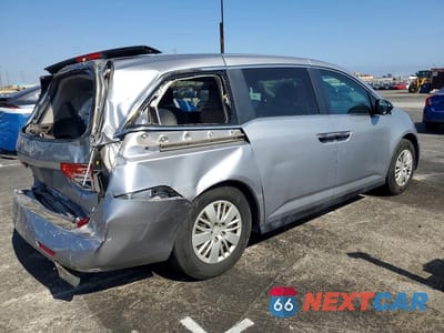 Trzecie zdjęcie samochodu z tyłu: 2016 HONDA ODYSSEY LX VIN:5FNRL5H20GB118708 - miniatura