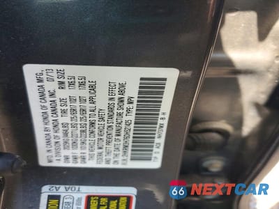 Zdjęcie 13 z 13 samochodu: 2013 HONDA CR-V EXL VIN:2HKRM3H76DH521425 - miniatura
