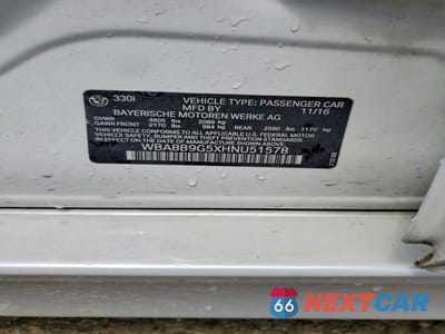 Zdjęcie 12 z 12 samochodu: 2017 BMW 330 I VIN:WBA8B9G5XHNU51578 - miniatura