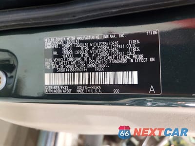 Zdjęcie 12 z 12 samochodu: 2006 TOYOTA TUNDRA DOUBLE CAB SR5 VIN:5TBDT44156S550344 - miniatura