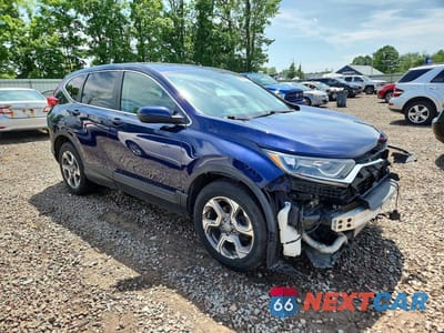 Czwarte zdjęcie samochodu z boku: 2018 HONDA CR-V EXL VIN:7FARW2H80JE023328 - miniatura
