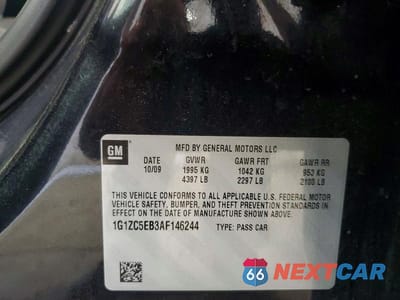 Zdjęcie 12 z 12 samochodu: 2010 CHEVROLET MALIBU 1LT VIN:1G1ZC5EB3AF146244 - miniatura