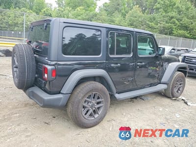 Trzecie zdjęcie samochodu z tyłu: 2024 JEEP WRANGLER SPORT VIN:1C4PJXDG9RW368005 - miniatura