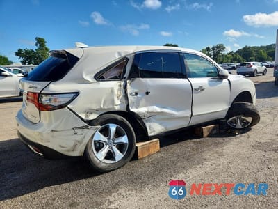 Trzecie zdjęcie samochodu z tyłu: 2014 ACURA MDX VIN:5FRYD4H21EB006904 - miniatura