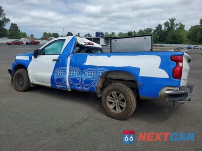 Drugie zdjęcie samochodu z przodu: 2021 CHEVROLET SILVERADO C1500 VIN:3GCNWAEF5MG279812 - miniatura