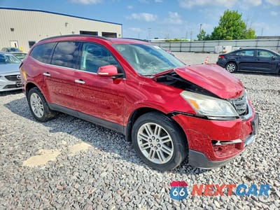 Czwarte zdjęcie samochodu z boku: 2014 CHEVROLET TRAVERSE LT VIN:1GNKRGKD6EJ198776 - miniatura