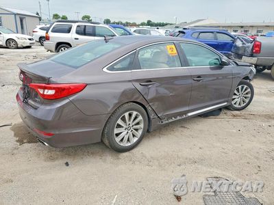 Trzecie zdjęcie samochodu z tyłu: 2017 HYUNDAI SONATA SPORT VIN:5NPE34AF7HH489129 - miniatura