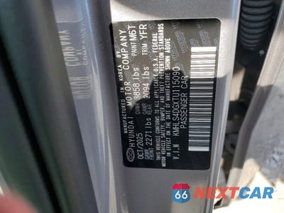 Zdjęcie 13 z 13 samochodu: 2026 HYUNDAI ELANTRA SEL SPORT PREMIUM VIN:KMHLS4DGXTU115090 - miniatura