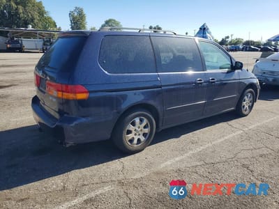 Trzecie zdjęcie samochodu z tyłu: 2004 HONDA ODYSSEY EXL VIN:5FNRL18024B006351 - miniatura