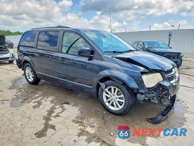 Czwarte zdjęcie samochodu z boku: 2014 DODGE GRAND CARAVAN SXT VIN:2C4RDGCGXER259847 - miniatura