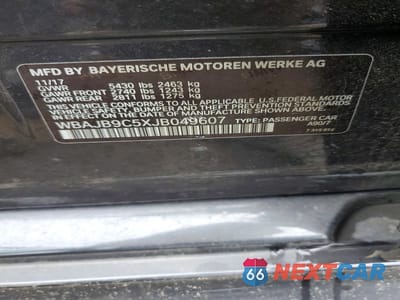 Zdjęcie 12 z 12 samochodu: 2018 BMW M550XI VIN:WBAJB9C5XJB049607 - miniatura