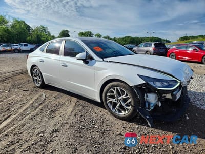 Czwarte zdjęcie samochodu z boku: 2022 HYUNDAI SONATA SEL VIN:KMHL14JA2NA167904 - miniatura