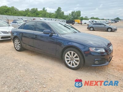 Czwarte zdjęcie samochodu z boku: 2010 AUDI A4 PREMIUM PLUS VIN:WAUFFAFL5AN068151 - miniatura