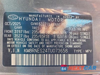 Zdjęcie 14 z 14 samochodu: 2026 HYUNDAI PALISADE SEL PREMIUM VIN:KM8RNES24TU073658 - miniatura