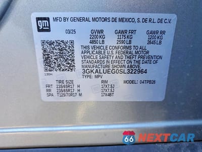 Zdjęcie 13 z 13 samochodu: 2025 GMC TERRAIN ELEVATION VIN:3GKALUEG0SL322964 - miniatura