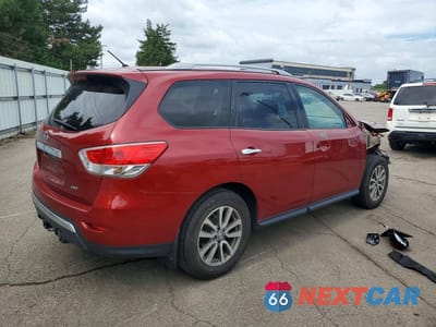 Trzecie zdjęcie samochodu z tyłu: 2015 NISSAN PATHFINDER S VIN:5N1AR2MM8FC681840 - miniatura