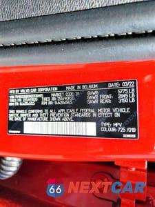 Zdjęcie 13 z 13 samochodu: 2022 VOLVO C40 P8 RECHARGE ULTIMATE VIN:YV4ED3GB0N2008465 - miniatura