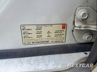 Zdjęcie 12 z 12 samochodu: 2017 TESLA MODEL S VIN:5YJSA1E28HF228847 - miniatura