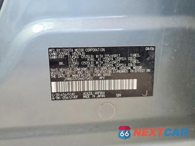 Zdjęcie 12 z 12 samochodu: 2006 TOYOTA RAV4 BASE VIN:JTMBD33V266015420 - miniatura