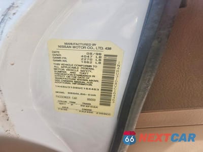 Zdjęcie 12 z 12 samochodu: 1997 NISSAN ALTIMA VIN:1N4BU31D8VC164463 - miniatura