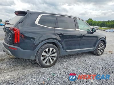 Trzecie zdjęcie samochodu z tyłu: 2021 KIA TELLURIDE EX VIN:5XYP34HC7MG153650 - miniatura
