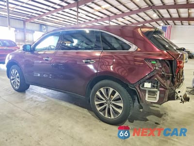 Drugie zdjęcie samochodu z przodu: 2016 ACURA MDX TECHNOLOGY VIN:5FRYD4H47GB018964 - miniatura