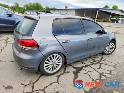 Trzecie zdjęcie samochodu z tyłu: 2012 VOLKSWAGEN GOLF VIN:WVWDM7AJ1CW200392 - miniatura