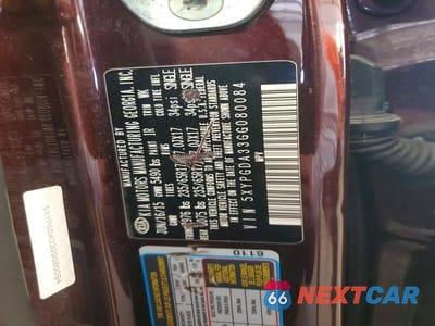 Zdjęcie 13 z 13 samochodu: 2016 KIA SORENTO LX VIN:5XYPGDA33GG080084 - miniatura