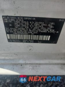 Zdjęcie 13 z 13 samochodu: 2008 TOYOTA RAV4 SPORT VIN:JTMBK32V785043830 - miniatura