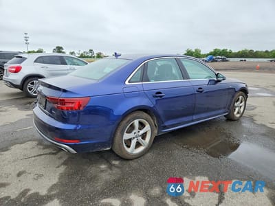 Trzecie zdjęcie samochodu z tyłu: 2019 AUDI A4 PREMIUM VIN:WAUDNAF47KA112694 - miniatura