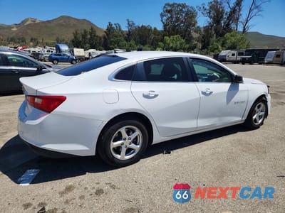 Trzecie zdjęcie samochodu z tyłu: 2018 CHEVROLET MALIBU LS VIN:1G1ZB5ST9JF232707 - miniatura