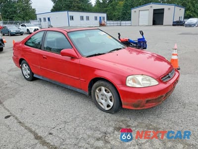 Czwarte zdjęcie samochodu z boku: 1999 HONDA CIVIC EX VIN:1HGEJ8142XL006587 - miniatura