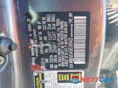 Zdjęcie 13 z 13 samochodu: 2014 HYUNDAI TUCSON SE VIN:KM8JUCAG5EU859425 - miniatura