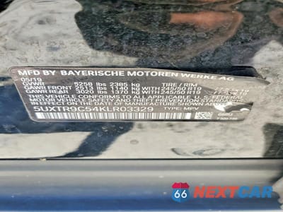 Zdjęcie 13 z 13 samochodu: 2019 BMW X3 XDRIVE30I VIN:5UXTR9C54KLR03329 - miniatura
