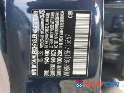 Zdjęcie 12 z 12 samochodu: 2005 MERCEDES-BENZ C 230K SPORT SEDAN VIN:WDBRF40J15F715667 - miniatura