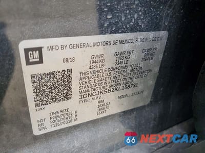 Zdjęcie 13 z 13 samochodu: 2019 CHEVROLET TRAX LS VIN:3GNCJKSB2KL158731 - miniatura