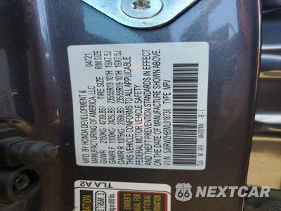 Zdjęcie 13 z 13 samochodu: 2021 HONDA CR-V TOURING VIN:5J6RW2H95ML018738 - miniatura