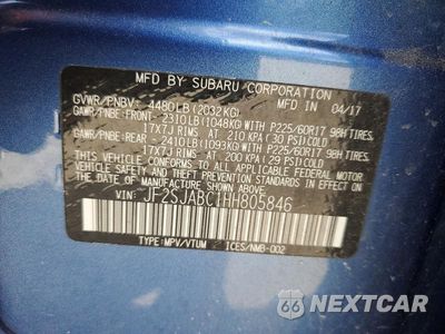 Zdjęcie 12 z 12 samochodu: 2017 SUBARU FORESTER 2.5I VIN:JF2SJABC1HH805846 - miniatura