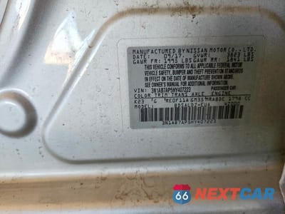 Zdjęcie 12 z 12 samochodu: 2017 NISSAN SENTRA SV VIN:3N1AB7AP5HY407223 - miniatura