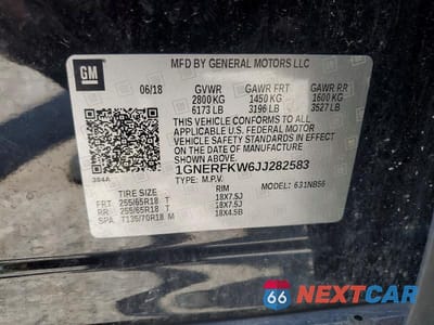 Zdjęcie 13 z 13 samochodu: 2018 CHEVROLET TRAVERSE LS VIN:1GNERFKW6JJ282583 - miniatura