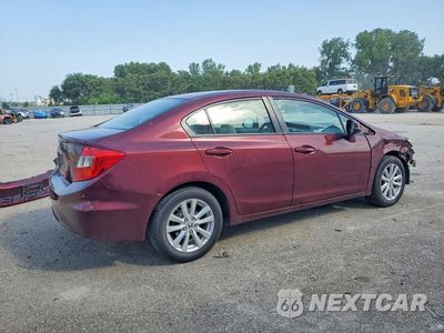 Trzecie zdjęcie samochodu z tyłu: 2012 HONDA CIVIC EX VIN:2HGFB2F84CH537243 - miniatura