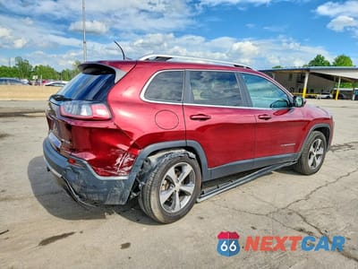 Trzecie zdjęcie samochodu z tyłu: 2019 JEEP CHEROKEE LIMITED VIN:1C4PJMDN9KD214957 - miniatura