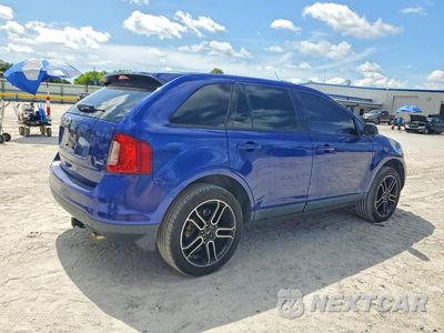 Trzecie zdjęcie samochodu z tyłu: 2013 FORD EDGE SEL VIN:2FMDK3JC5DBA85469 - miniatura