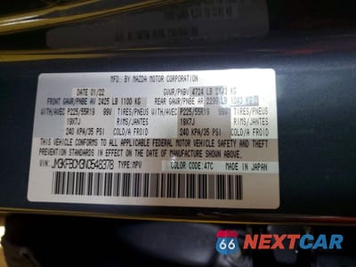 Zdjęcie 13 z 13 samochodu: 2022 MAZDA CX-5 PREFERRED VIN:JM3KFBCM3N0548378 - miniatura