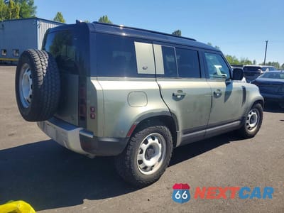 Trzecie zdjęcie samochodu z tyłu: 2021 LAND ROVER DEFENDER 110 VIN:SALEK7RX9M2044378 - miniatura