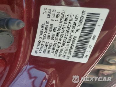 Zdjęcie 12 z 12 samochodu: 2013 HONDA CIVIC SEDN VIN:2HGFB2F52DH536731 - miniatura