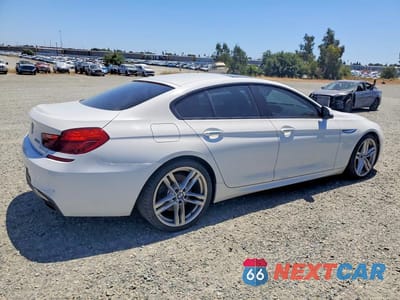 Trzecie zdjęcie samochodu z tyłu: 2017 BMW 650 I GRAN COUPE VIN:WBA6D4C52HD977865 - miniatura