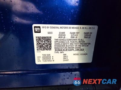 Zdjęcie 13 z 13 samochodu: 2023 CHEVROLET EQUINOX LT VIN:3GNAXUEG0PL195163 - miniatura