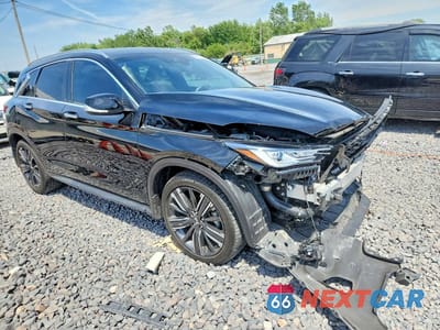 Czwarte zdjęcie samochodu z boku: 2022 INFINITI QX50 LUXE VIN:3PCAJ5BB8NF121168 - miniatura